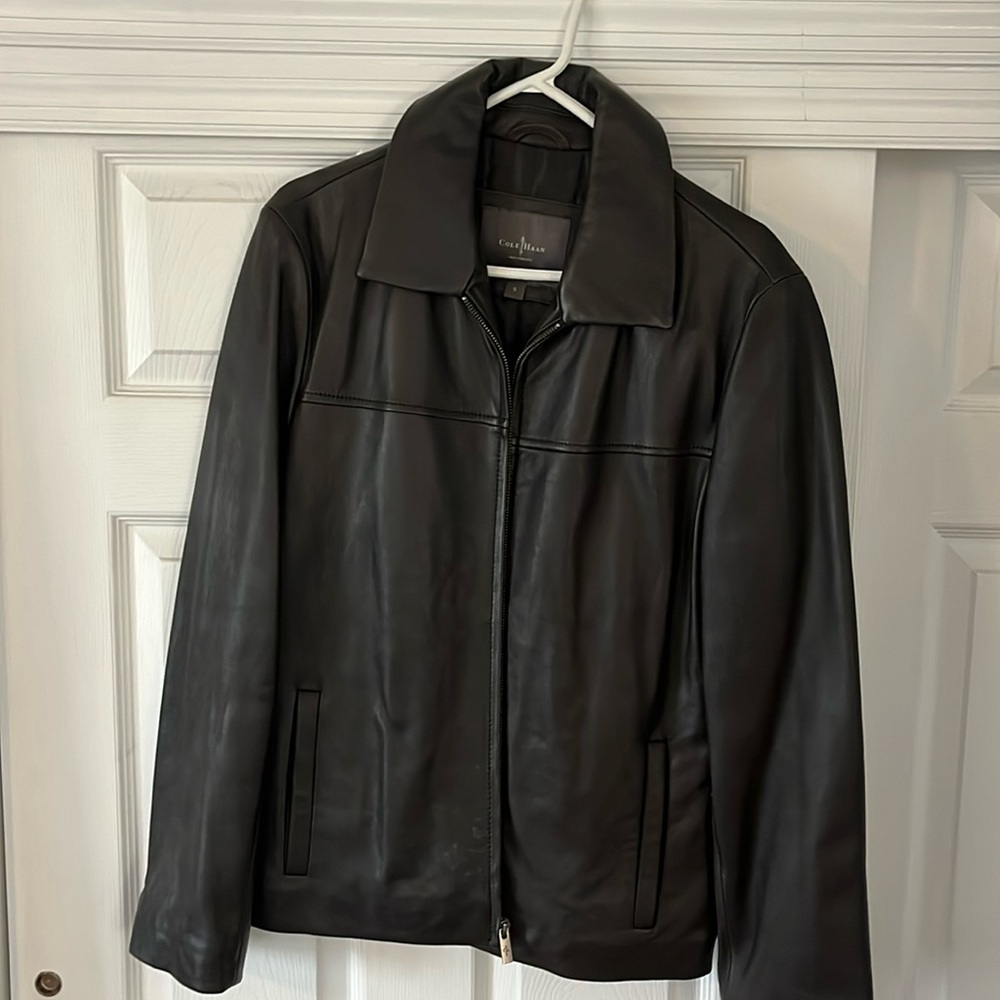Cole Haan leather jacket